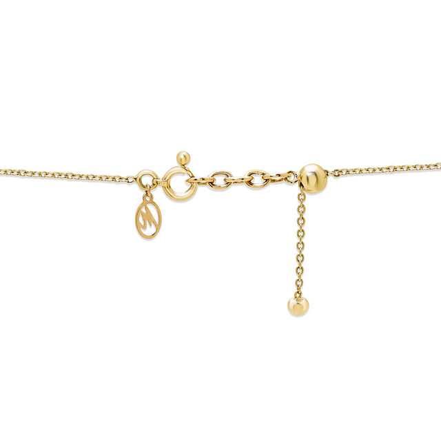 14KT Yellow Gold Radiant Tri-Circle Diamond Necklace,,hi-res image number null