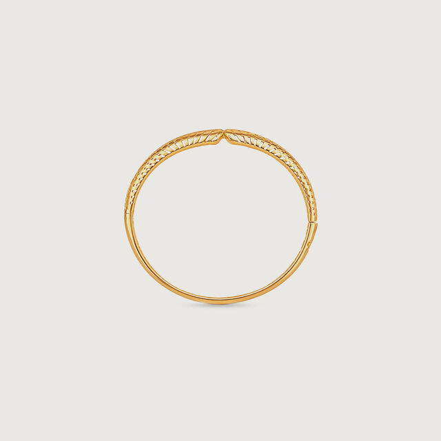 Graceful Leaf Gold Bangle,,hi-res image number null