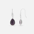 Twilight Sparkle Silver Hoop Earrings,,hi-res view 4