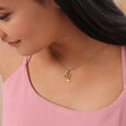 Heartbeat Wingspan 14KT Gold & Diamond Pendant,,hi-res view 2
