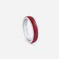 Fiery Red Silver Finger Ring,,hi-res view 4