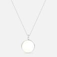 Moonlit Essence Pearl Silver Necklace,,hi-res view 3
