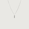 Facet Bar Silver Necklace,,hi-res view 3