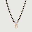 Korean Love 14 kt Gold & Diamond Mangalsutra,,hi-res view 3