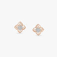 Petal Radiance Diamond Stud Earrings,,hi-res view 1