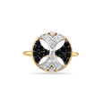 14KT Yellow Gold Classy Abstract Diamond Ring,,hi-res view 2