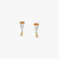 Sunbeam Spark Gold Stud Earrings,,hi-res view 3