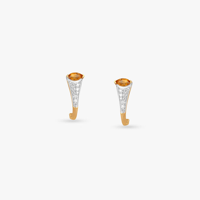 Sunbeam Spark Gold Stud Earrings,,hi-res image number null