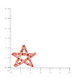 14KT Rose Gold Star Pendant,,hi-res view 4