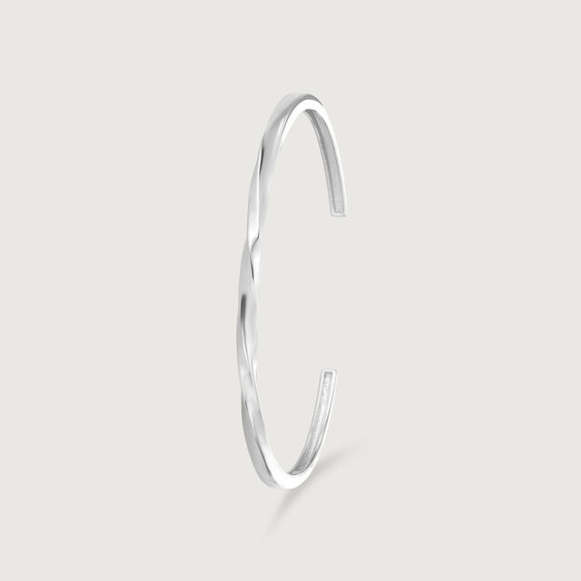 Twisted Texture Silver Kada,,hi-res image number null