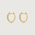 Radiant Linear Diamond Hoop Earrings,,hi-res view 4