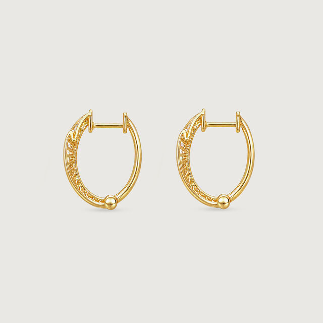 Radiant Linear Diamond Hoop Earrings,,hi-res image number null