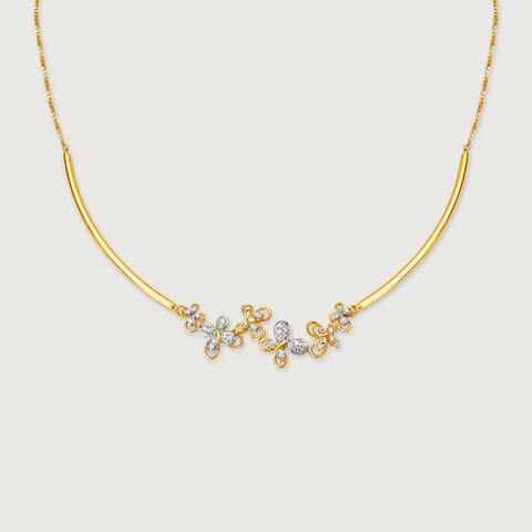 Butterfly Garden Diamond Necklace