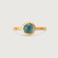 Serene Firefly 14 kt Gold & Blue Topaz Finger Ring,,hi-res view 4