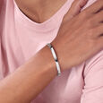 Classic Polished Silver Kada,,hi-res view 2