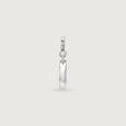 Contemporary Initial Q Silver Charm,,hi-res view 4