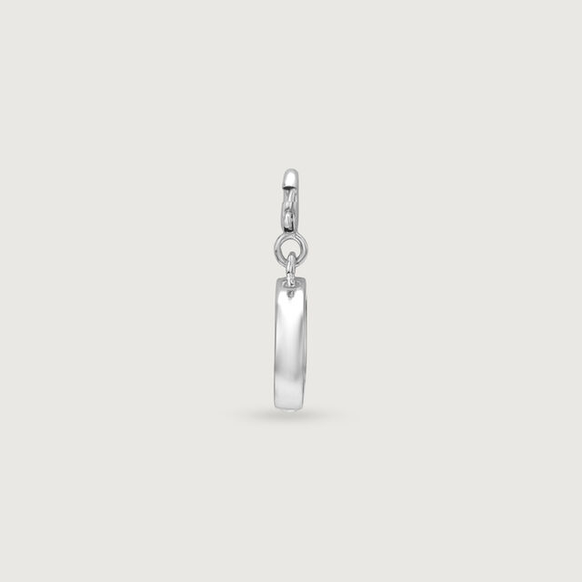 Contemporary Initial Q Silver Charm,,hi-res image number null