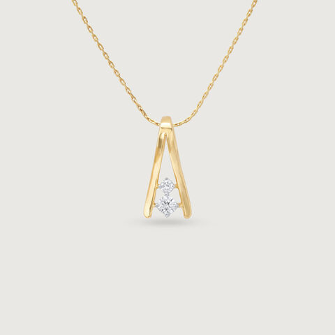 Sassy Beam Diamond Pendant