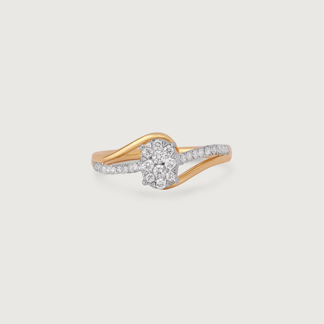 Sparkling Love Gold & Diamond Ring,,hi-res image number null