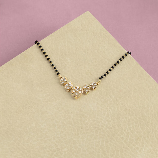 Enchanted Essence Gold and Diamond Mangalsutra,,hi-res image number null