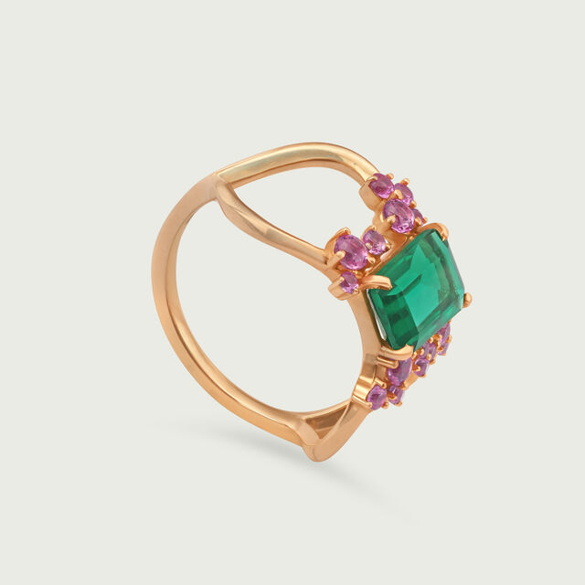 14KT Yellow Gold Sweet Hurricane Finger Ring,,hi-res image number null