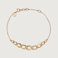 Square Symphony 14KT Yellow Gold Bracelet,,hi-res view 3