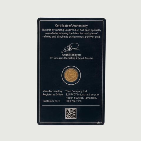 0.5 GM 24 Karat Lotus Gold Coin