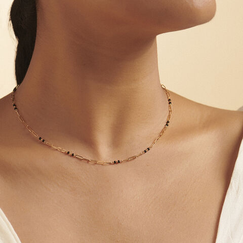 Sleek Geometric Gold Mangalsutra