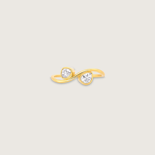 Twisted Harmony Polki Ring,,hi-res image number null