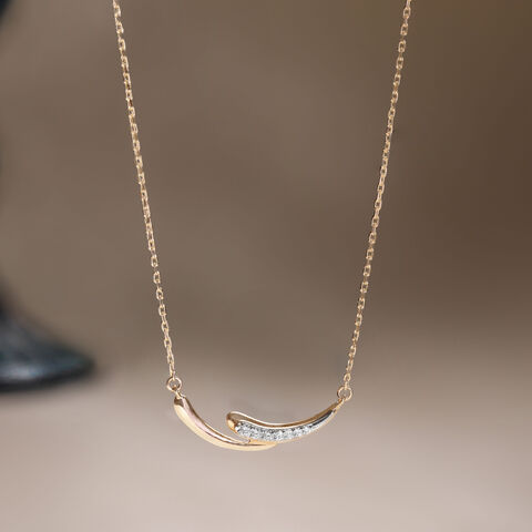 Subtle Grace Diamond Necklace