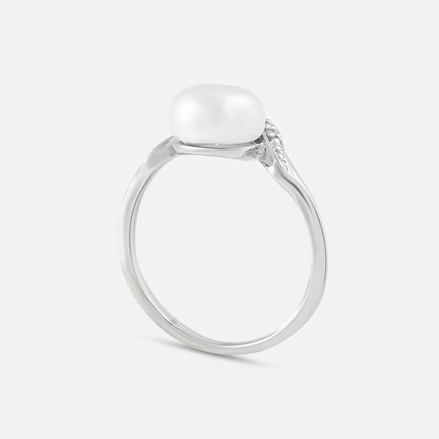 Majestic Pearl Silver Ring,,hi-res image number null
