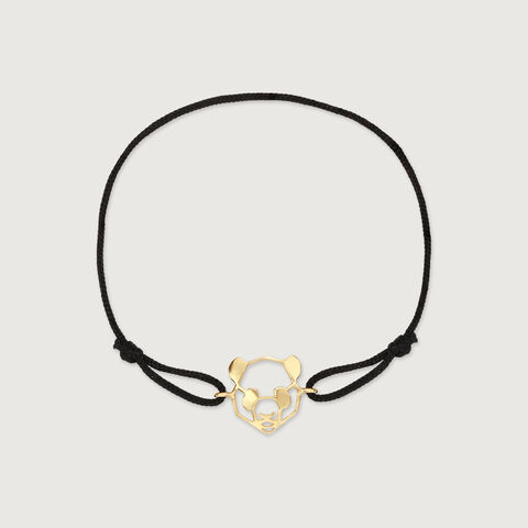 Cool Calm Panda Gold Bracelet
