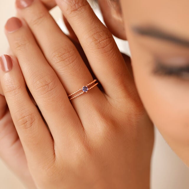 Harmony in Hue 18KT Rose Gold Ring,,hi-res view 1