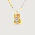 Solar Edge Diamond Pendant,,hi-res view 3