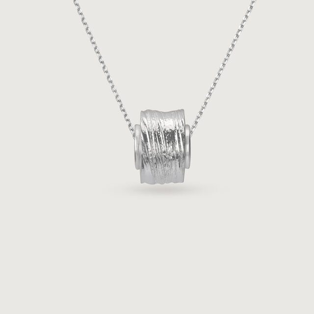 Brushstroke Spacer Silver Charm,,hi-res image number null