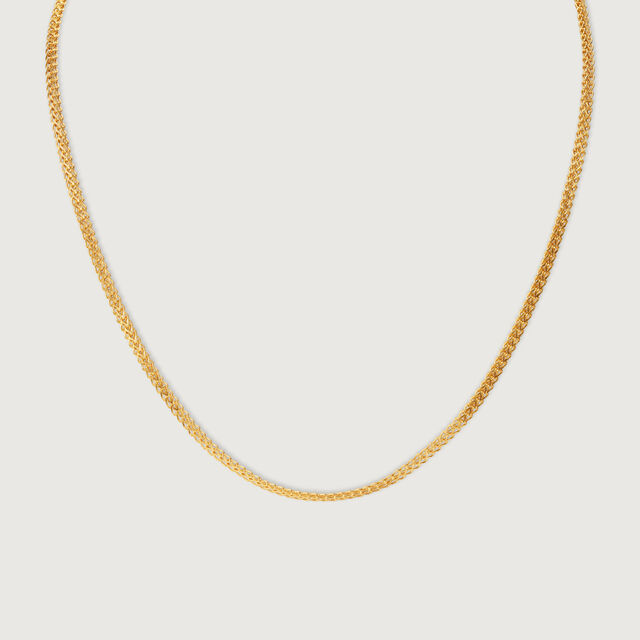 Twisted Rope 22 Kt Gold Chain,,hi-res image number null