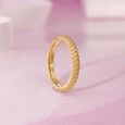 Bold Edge Gold Ring,,hi-res view 1