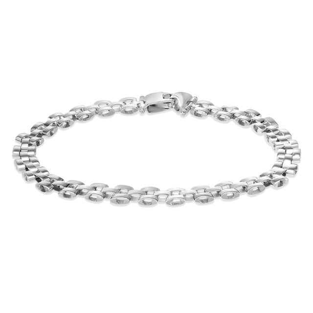 925 Silver Exquisite Modern Bracelet for Men,,hi-res image number null