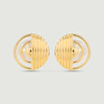 Radiant Concentric Gold Stud Earrings,,hi-res view 3