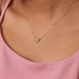 Ballet of Heart 14KT Gold Chain & Diamond Pendant with chain,,hi-res view 2