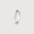Playful Geometric Opal Silver Ring,,hi-res view 3
