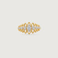 Infinite Rhythm Diamond Platinum Gold Ring,,hi-res view 3