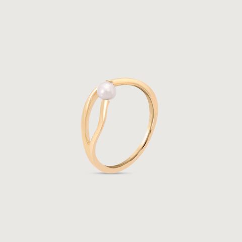 Aura Loop Pearl Ring