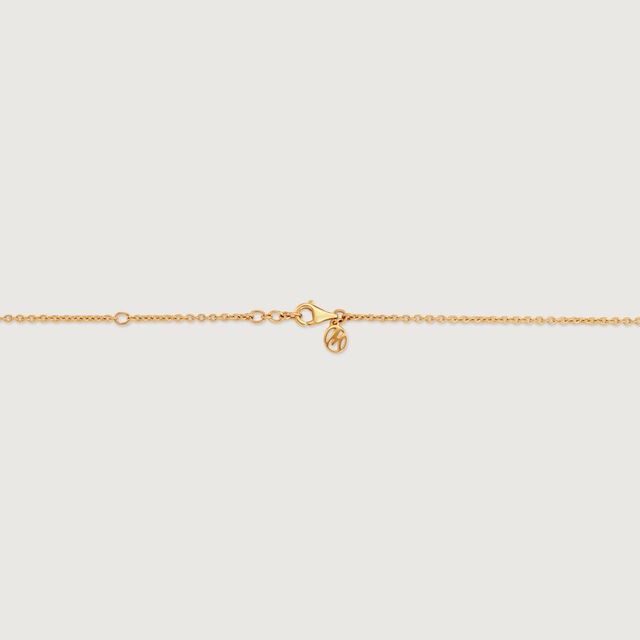 Ornate Bloom Gold & Diamond Necklace,,hi-res image number null