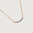 Ethereal Horizon 18KT Gold & Sapphire Pendant with Chain,,hi-res view 3