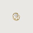 Lippan Tapestry Gold & Diamond Nose Pin,,hi-res view 2