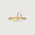 Ecliptic Loop Gold Ring,,hi-res view 2