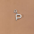 Refined Initial P Silver Charm,,hi-res view 1