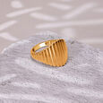Classic Grooves 18KT Gold Finger Ring,,hi-res view 1