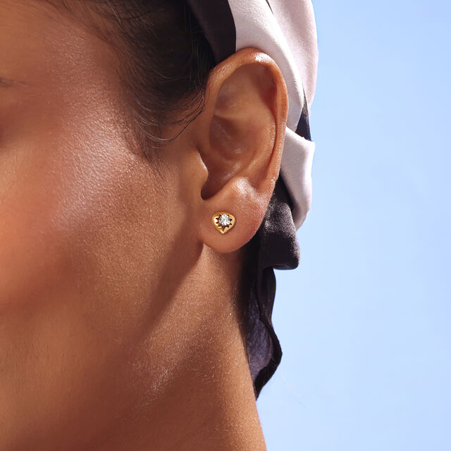 Radiant Solar Diamond Stud Earrings,,hi-res image number null